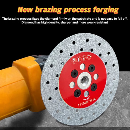 Diamond Brazed Grinding and Cutting Disc for Marble, Tile, and Stone