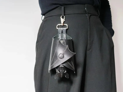 🔥 Leather Bat Coin Purse