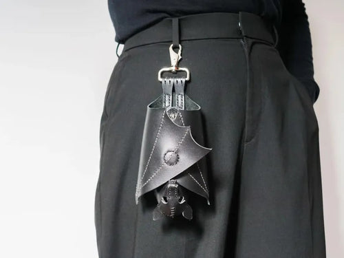 🔥 Leather Bat Coin Purse