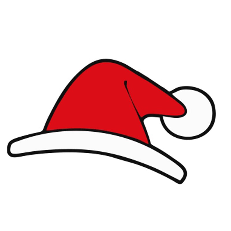 Santa Hat Overlay for Tesla Emblem, Reusable!