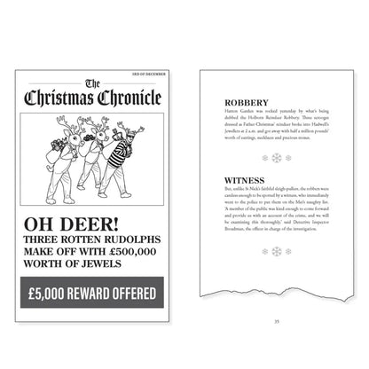 Murder by Christmas: 25 Puzzles to Solve the Crime